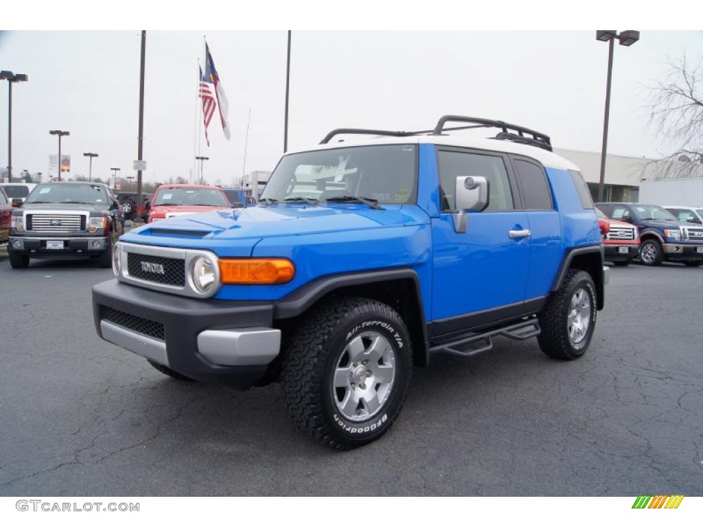 Voodoo Blue 2008 Toyota FJ Cruiser 4WD Exterior Photo #46727028
