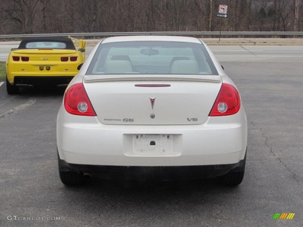 2008 G6 V6 Sedan - White Diamond Tri Coat / Light Taupe photo #8