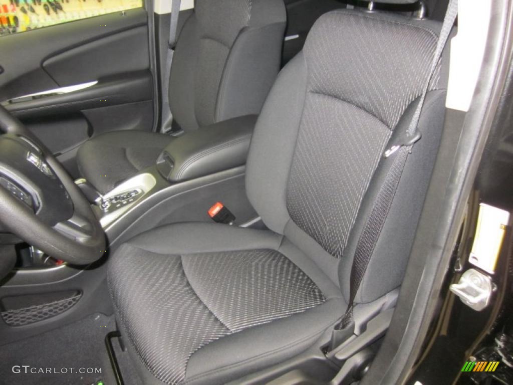 Black Interior 2011 Dodge Journey Mainstreet Photo #46728345