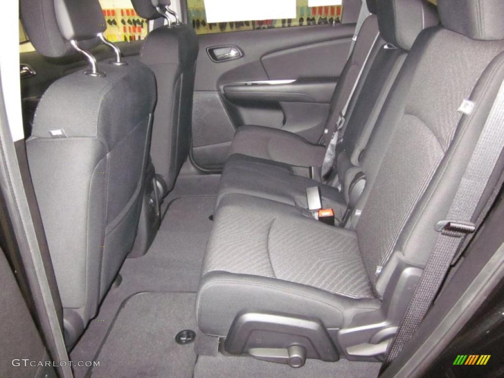 Black Interior 2011 Dodge Journey Mainstreet Photo #46728501