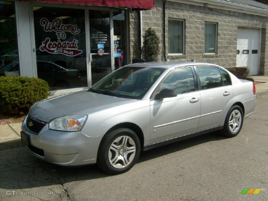 2006 Malibu LS Sedan - Silverstone Metallic / Titanium Gray photo #1