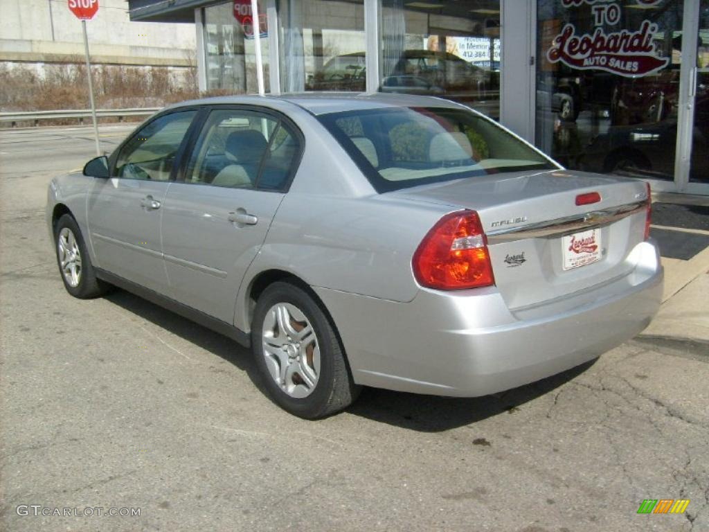 2006 Malibu LS Sedan - Silverstone Metallic / Titanium Gray photo #3