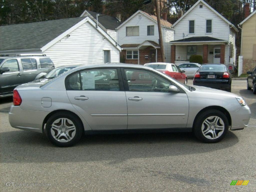 2006 Malibu LS Sedan - Silverstone Metallic / Titanium Gray photo #6