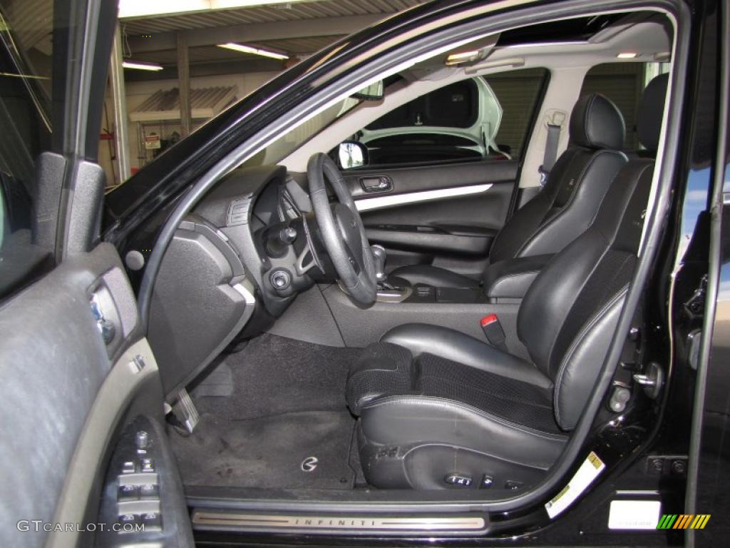 Graphite Interior 2008 Infiniti G 35 S Sport Sedan Photo #46729029