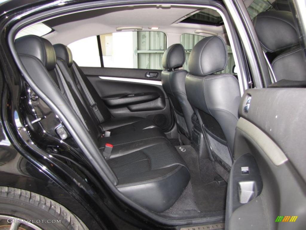 Graphite Interior 2008 Infiniti G 35 S Sport Sedan Photo #46729056