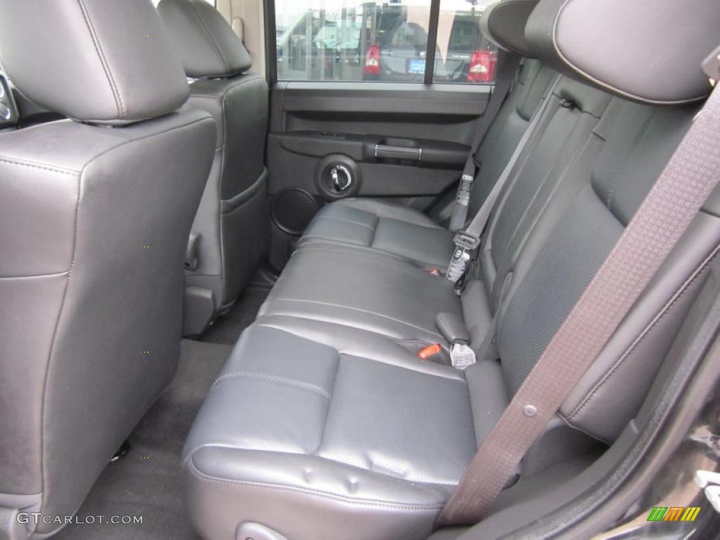 Dark Slate Gray Interior 2010 Jeep Commander Limited 4x4 Photo #46729896