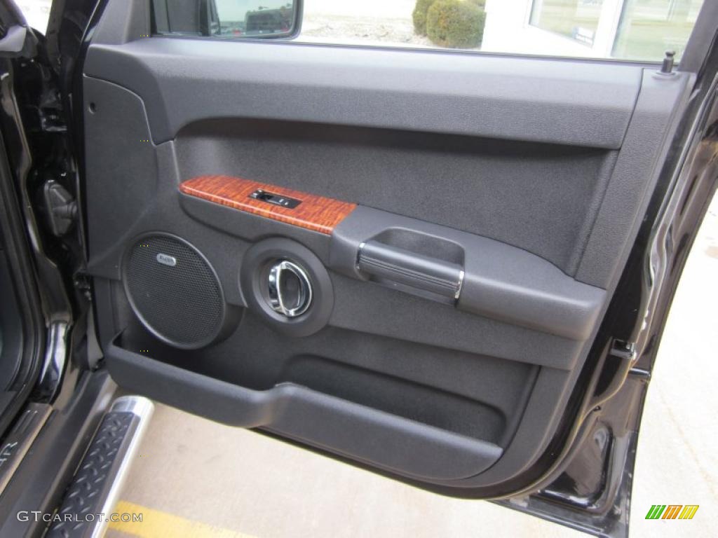 2010 Jeep Commander Limited 4x4 Dark Slate Gray Door Panel Photo #46729986