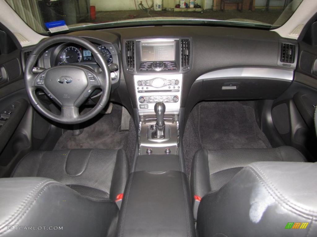 2010 Infiniti G 37 Sedan Graphite Dashboard Photo #46730010