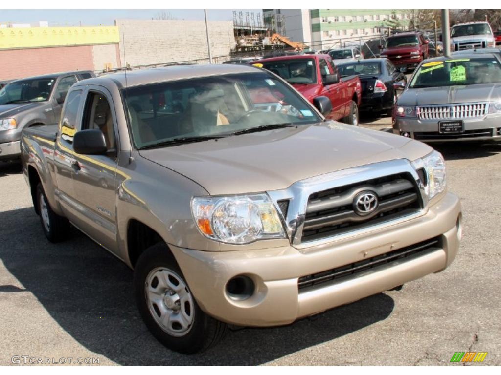 2007 Tacoma Access Cab - Desert Sand Mica / Taupe photo #3