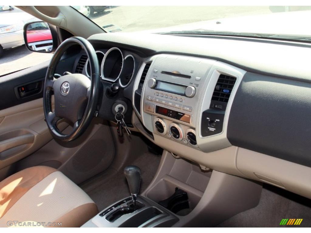 2007 Tacoma Access Cab - Desert Sand Mica / Taupe photo #5