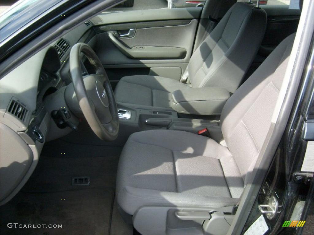 Ebony Interior 2003 Audi A4 1.8T Sedan Photo #46730136