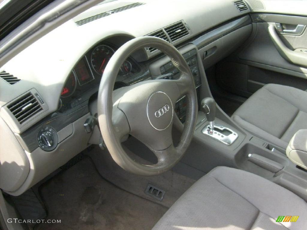 Ebony Interior 2003 Audi A4 1.8T Sedan Photo #46730151