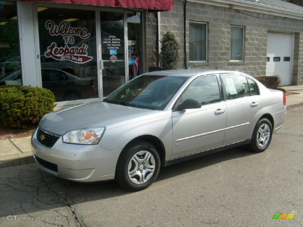 2006 Malibu LS Sedan - Silverstone Metallic / Titanium Gray photo #1