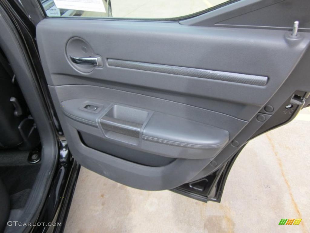 2008 Dodge Charger SRT-8 Dark Slate Gray Door Panel Photo #46730415