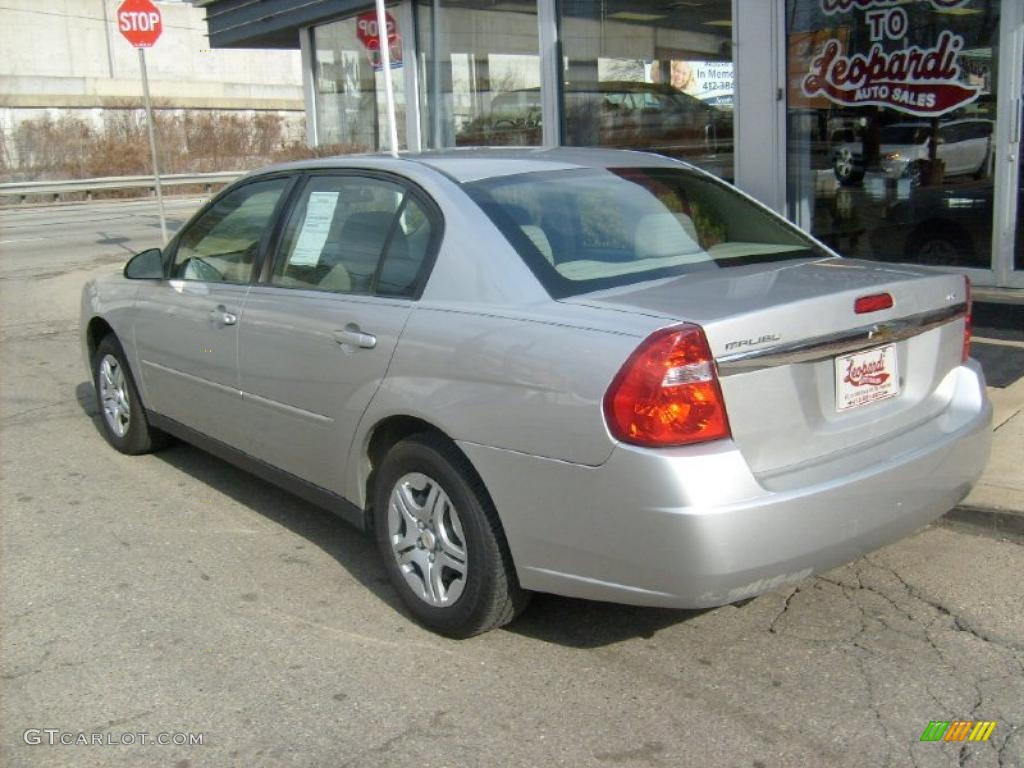 2006 Malibu LS Sedan - Silverstone Metallic / Titanium Gray photo #3