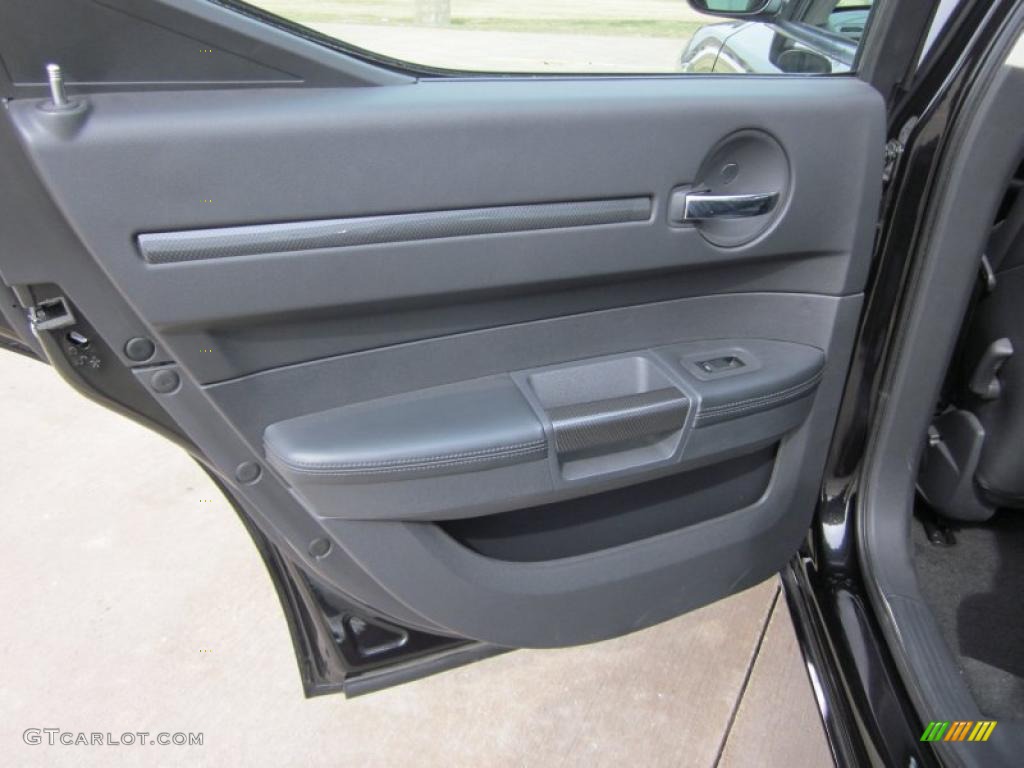2008 Dodge Charger SRT-8 Dark Slate Gray Door Panel Photo #46730445