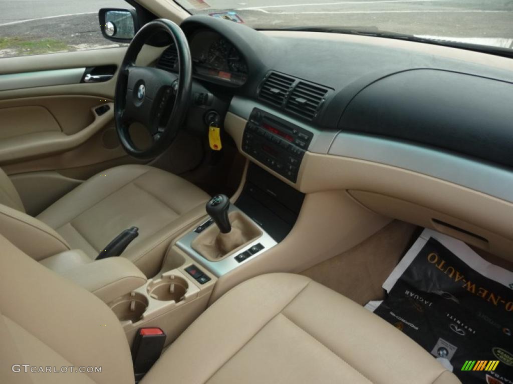 2002 3 Series 325i Sedan - Orient Blue Metallic / Sand photo #6