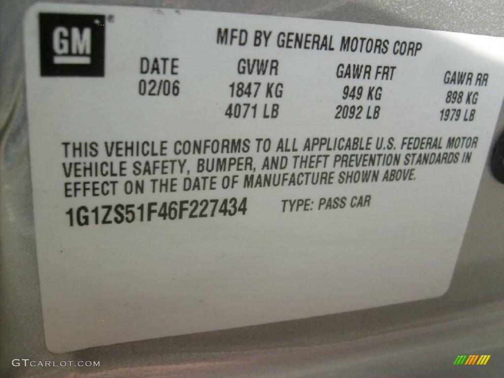2006 Malibu LS Sedan - Silverstone Metallic / Titanium Gray photo #23