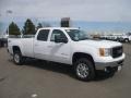 2011 Summit White GMC Sierra 3500HD SLT Crew Cab 4x4  photo #1