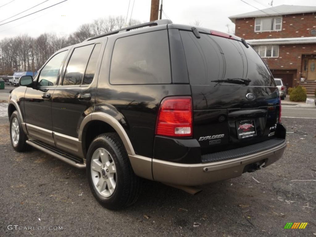 2003 Explorer Eddie Bauer AWD - Black / Medium Parchment Beige photo #4