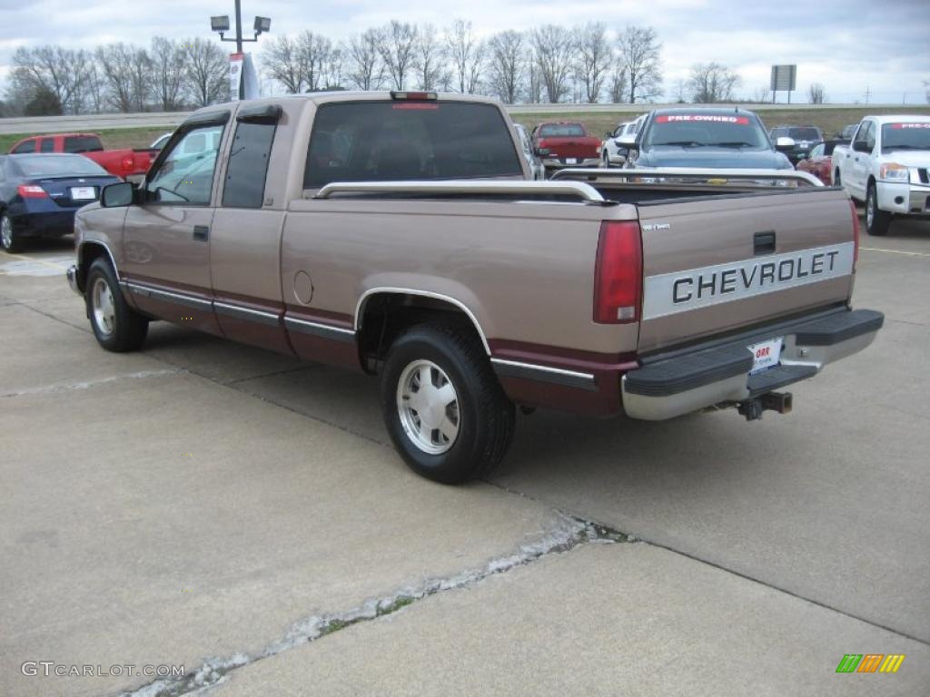 1997 C/K C1500 Silverado Extended Cab - Light Autumnwood Metallic / Neutral Shale photo #5