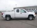 2011 Summit White GMC Sierra 1500 SLE Extended Cab 4x4  photo #3