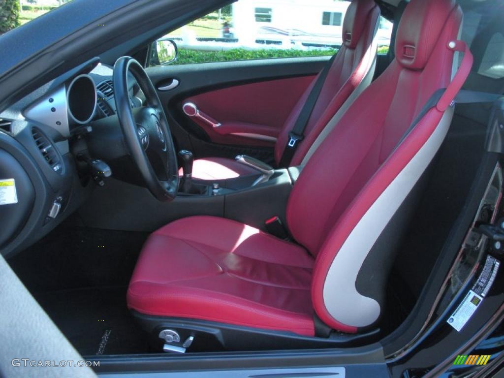Red Interior 2007 Mercedes-Benz SLK 280 Roadster Photo #46732521