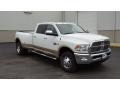 Bright White 2011 Dodge Ram 3500 HD Laramie Crew Cab 4x4 Dually Exterior