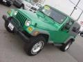 2005 Electric Lime Green Pearl Jeep Wrangler Unlimited 4x4  photo #9