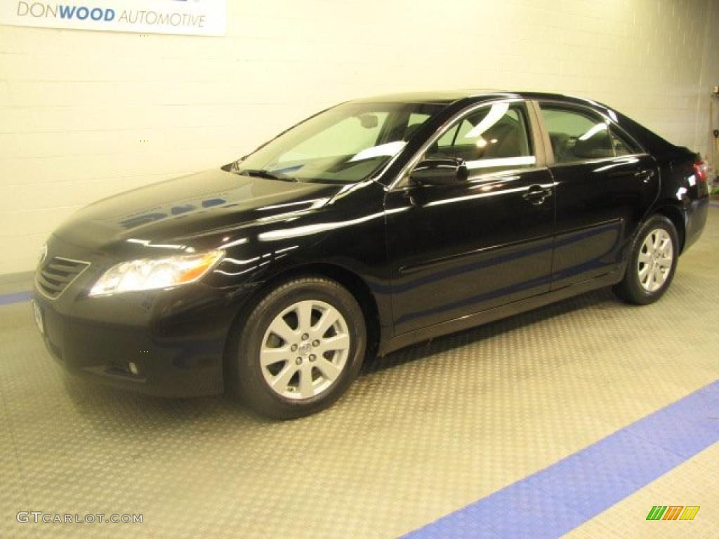 2008 Camry XLE - Black / Ash photo #2