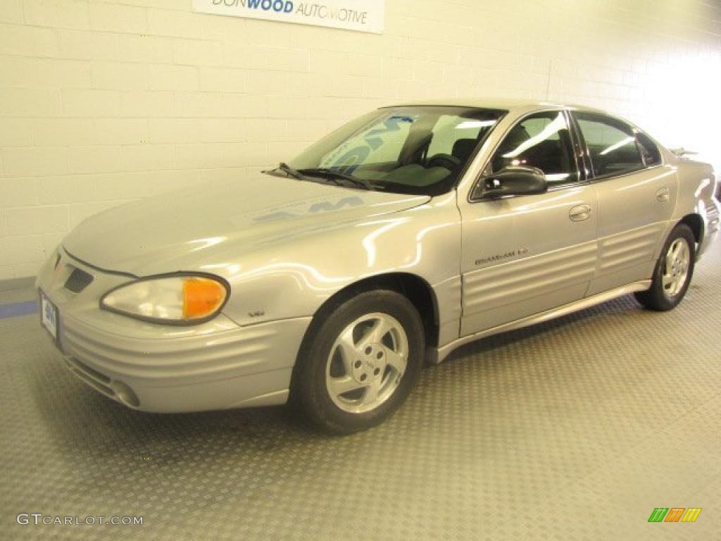 2000 Grand Am SE Sedan - Silvermist Metallic / Dark Pewter photo #2