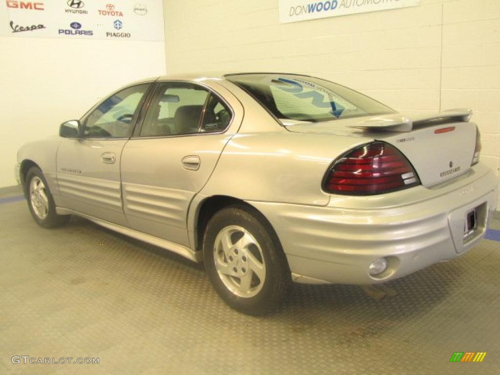 2000 Grand Am SE Sedan - Silvermist Metallic / Dark Pewter photo #4