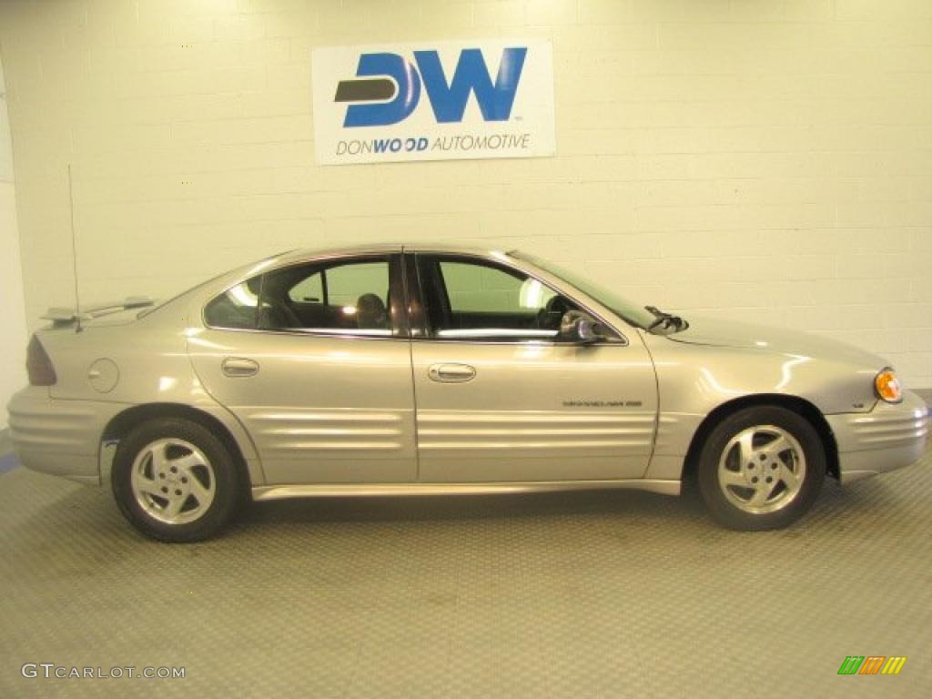 2000 Grand Am SE Sedan - Silvermist Metallic / Dark Pewter photo #6