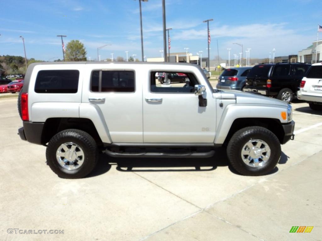 Silver Stone Metallic 2010 Hummer H3 Standard H3 Model Exterior Photo #46733694