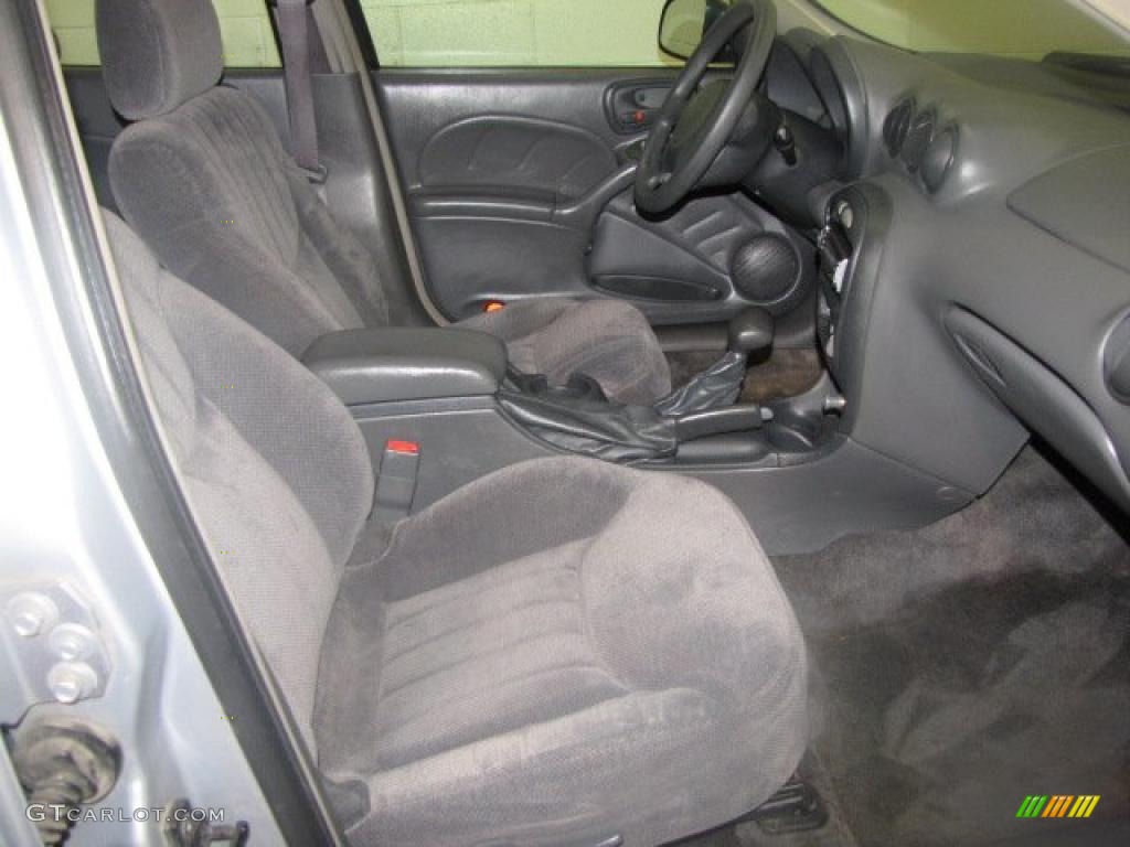 2000 Grand Am SE Sedan - Silvermist Metallic / Dark Pewter photo #14