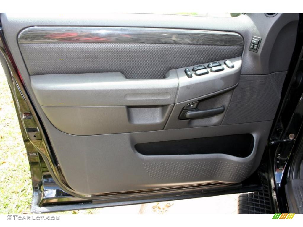 2002 Ford Explorer Limited 4x4 Midnight Grey Door Panel Photo #46733964