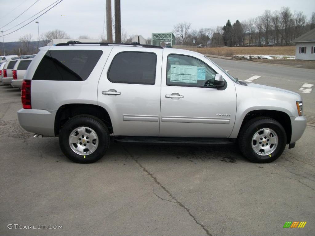Sheer Silver Metallic 2011 Chevrolet Tahoe LS 4x4 Exterior Photo #46734189