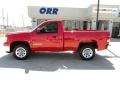 2008 Fire Red GMC Sierra 1500 Regular Cab  photo #3