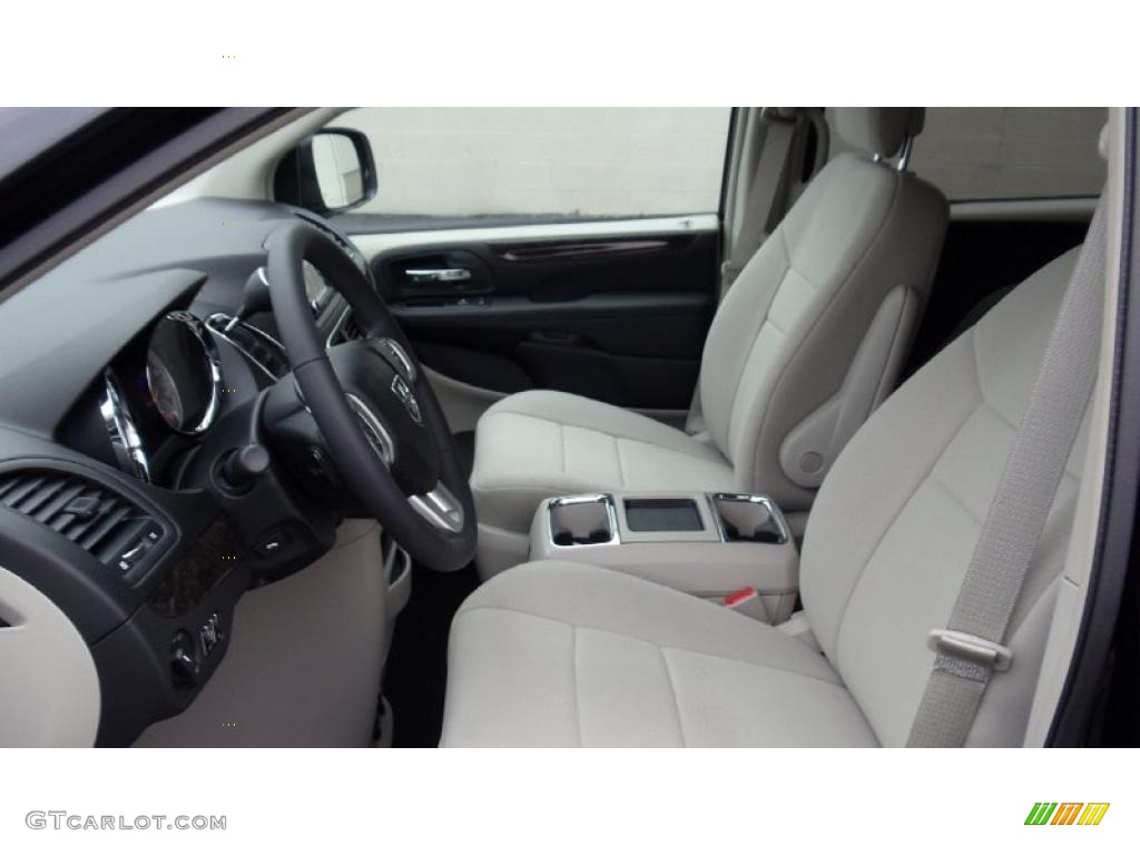 Black/Light Graystone Interior 2011 Dodge Grand Caravan Crew Photo #46734612