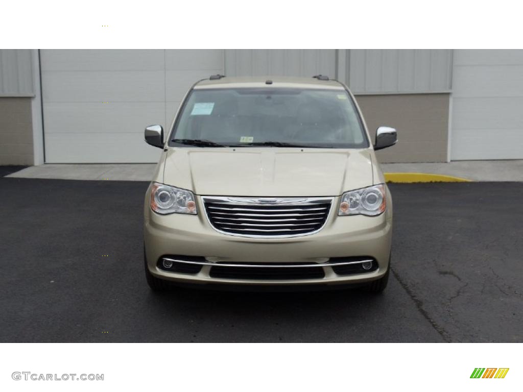 White Gold Metallic 2011 Chrysler Town & Country Limited Exterior Photo #46734684