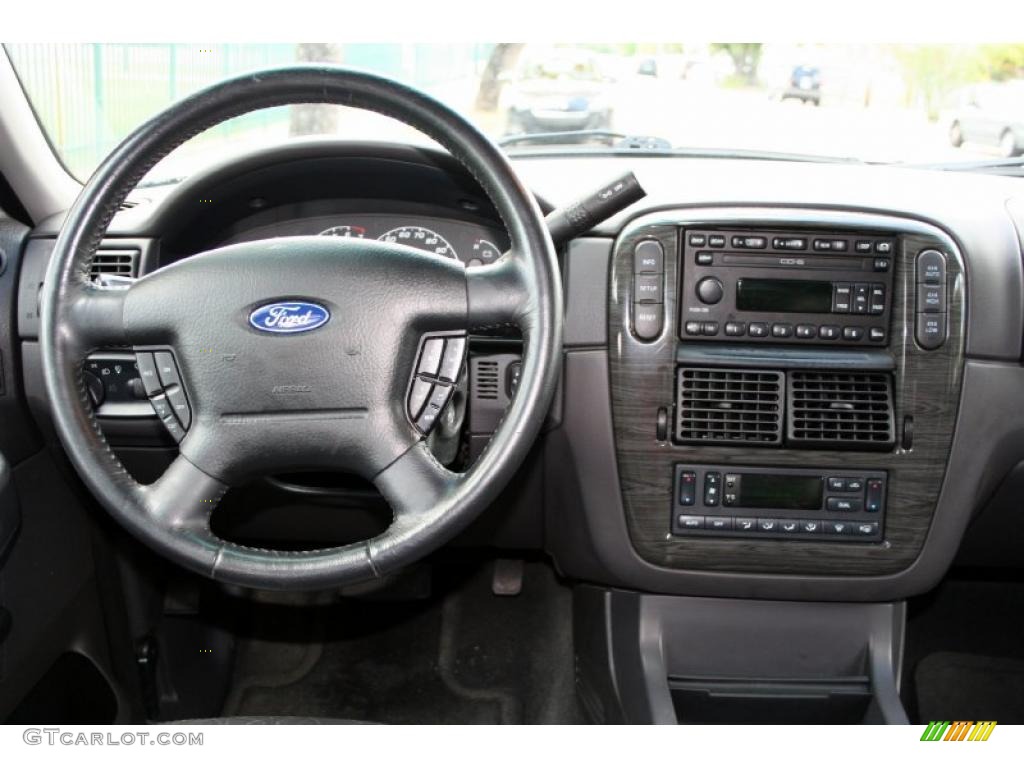2002 Ford Explorer Limited 4x4 Midnight Grey Dashboard Photo #46734696
