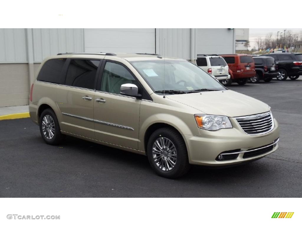White Gold Metallic 2011 Chrysler Town & Country Limited Exterior Photo #46734699