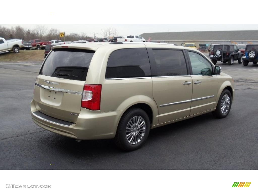 White Gold Metallic 2011 Chrysler Town & Country Limited Exterior Photo #46734714