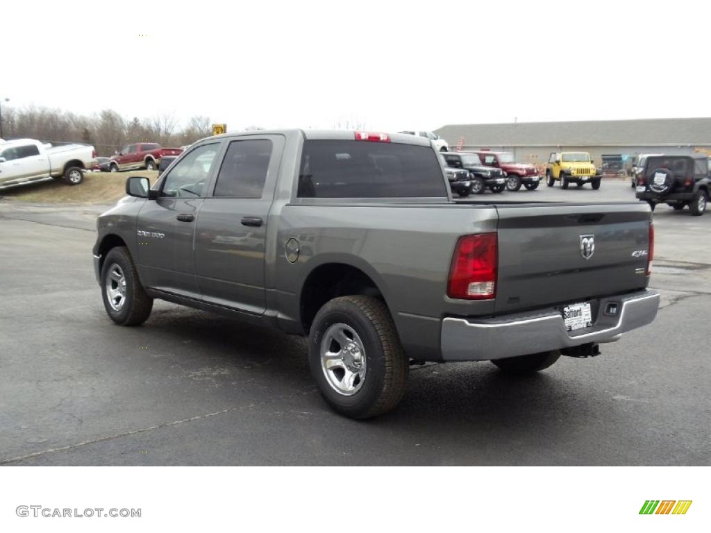 2011 Ram 1500 ST Crew Cab 4x4 - Mineral Gray Metallic / Dark Slate Gray/Medium Graystone photo #6