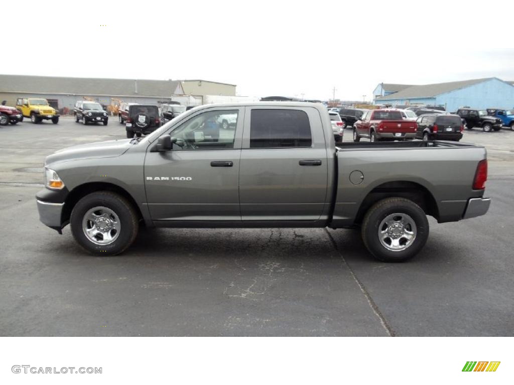 2011 Ram 1500 ST Crew Cab 4x4 - Mineral Gray Metallic / Dark Slate Gray/Medium Graystone photo #8