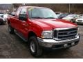 2003 Red Clearcoat Ford F250 Super Duty XLT SuperCab 4x4  photo #12