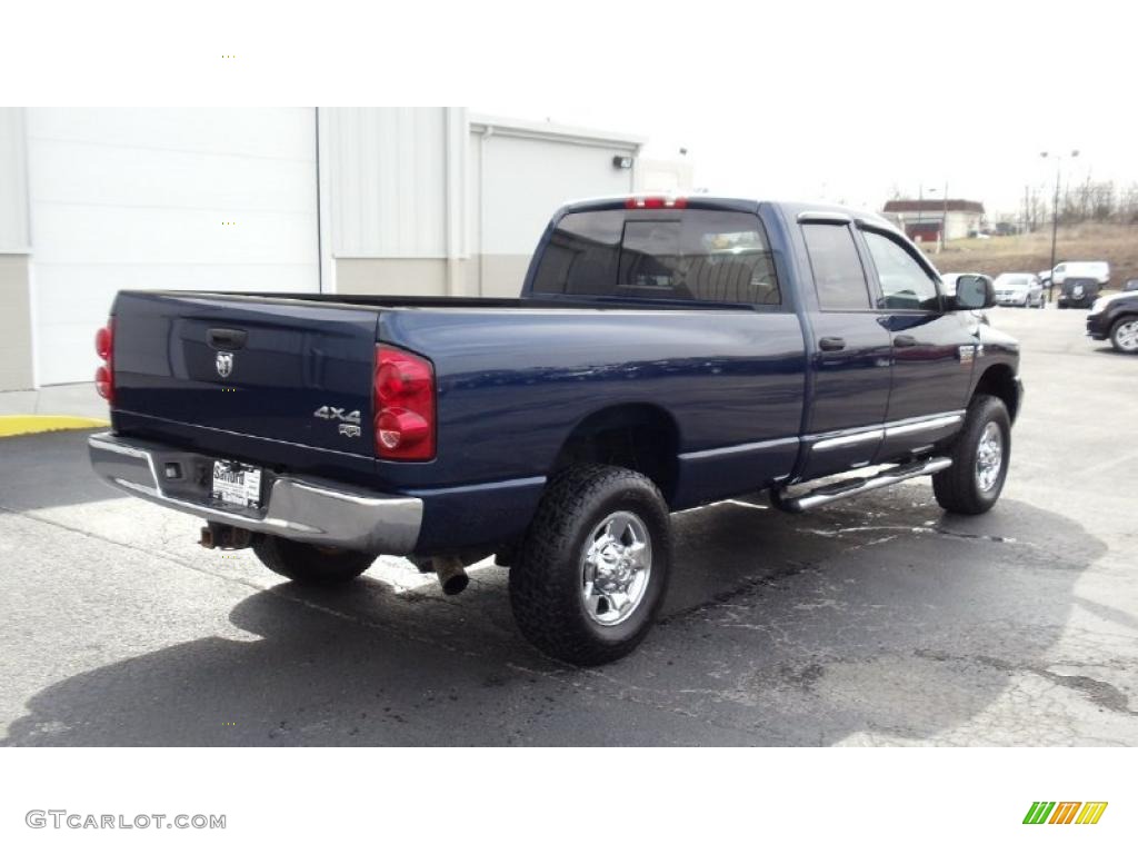 Patriot Blue Pearl 2007 Dodge Ram 2500 Laramie Quad Cab 4x4 Exterior Photo #46736112