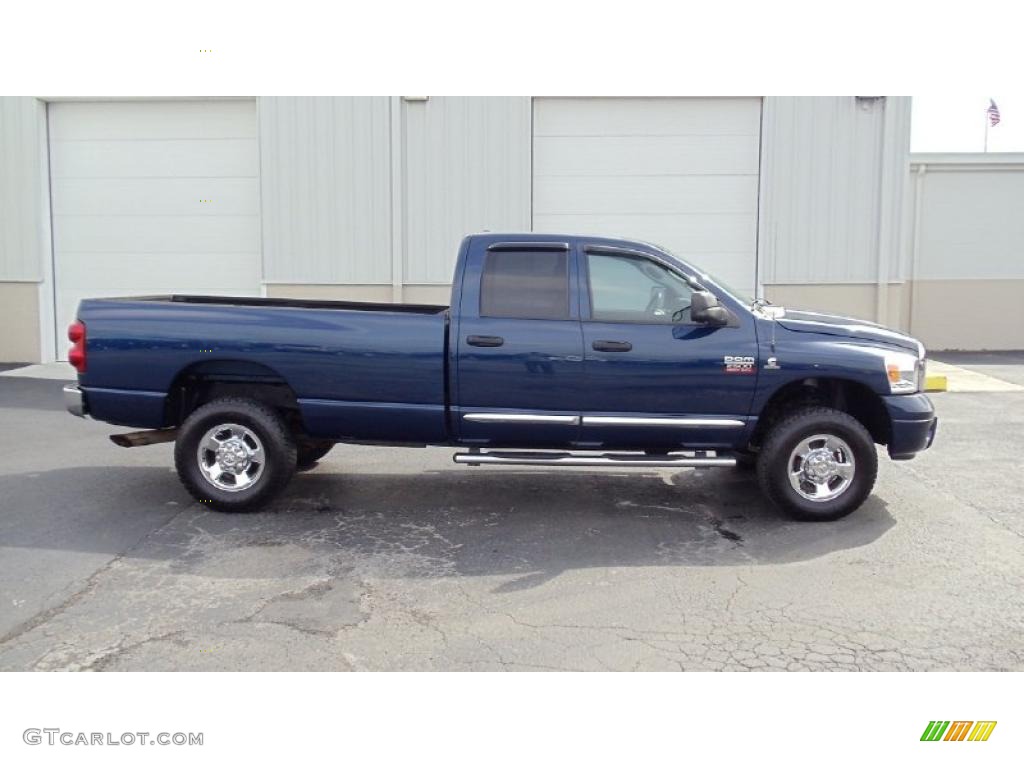 Patriot Blue Pearl 2007 Dodge Ram 2500 Laramie Quad Cab 4x4 Exterior Photo #46736157