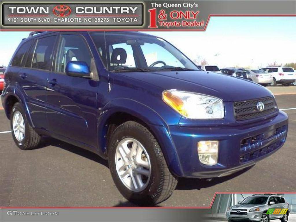 2003 RAV4  - Spectra Blue Mica / Gray photo #1