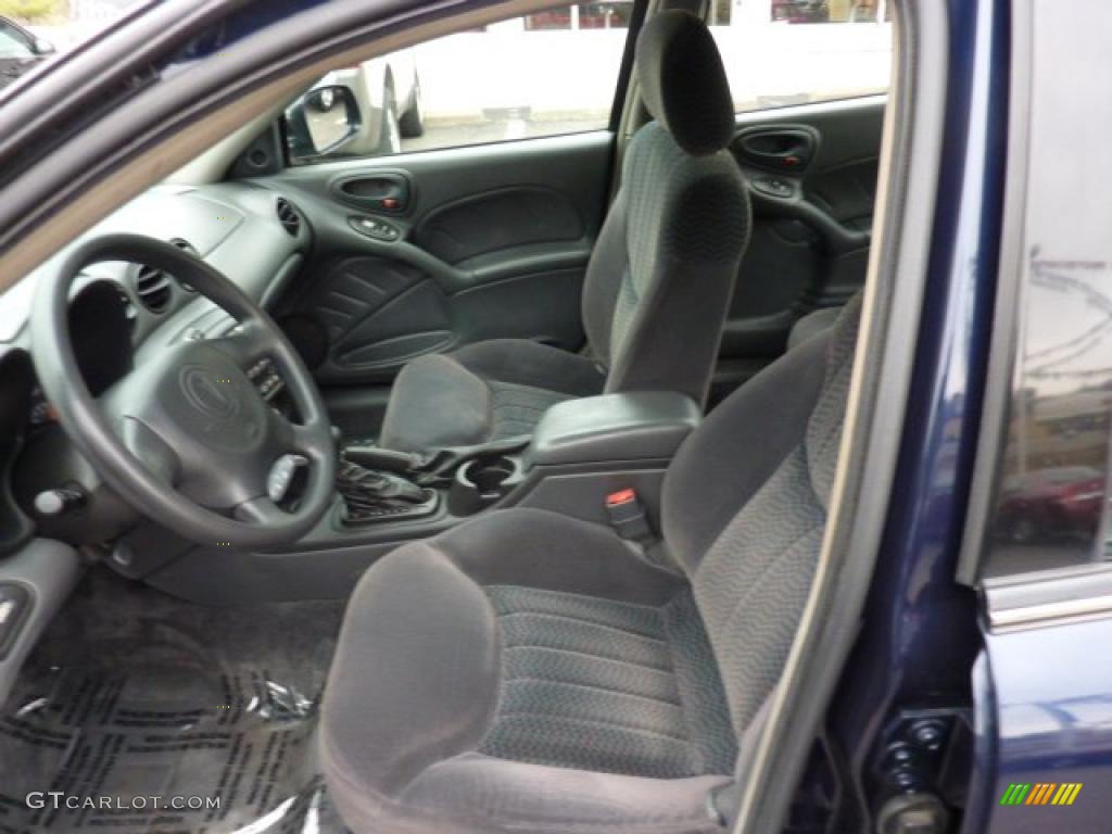 Dark Pewter Interior 2001 Pontiac Grand Am SE Sedan Photo #46737156